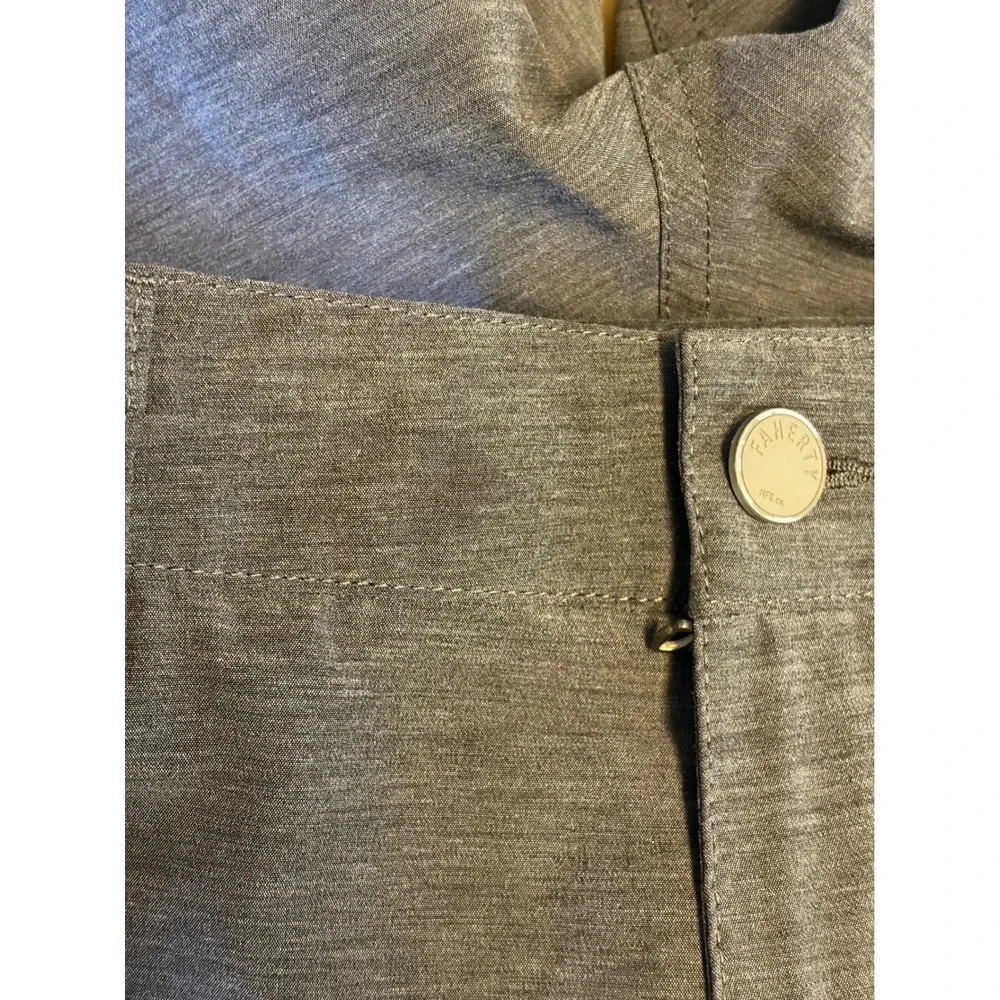 Faherty All Day Shorts 28 Navy Heather Hybrid Stretch 7